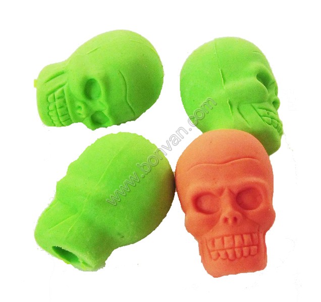 3D skull eraser