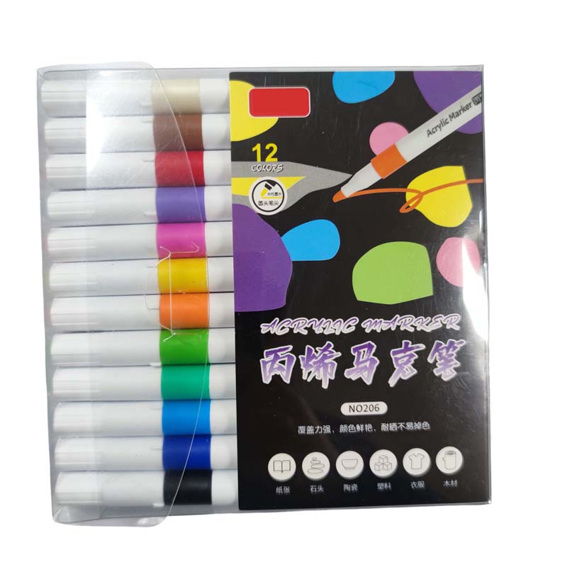acrylic paint marker pen set