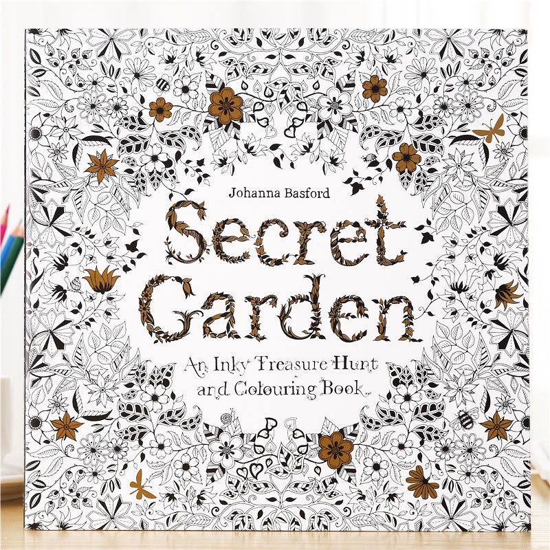 Secret garden coloring book