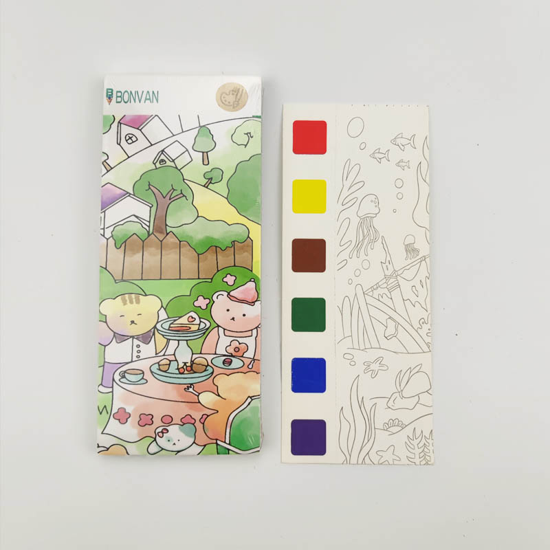 color block art paint pad
