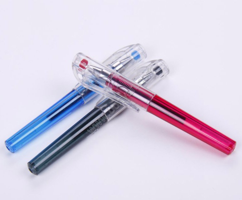 clear barrel small gel pen