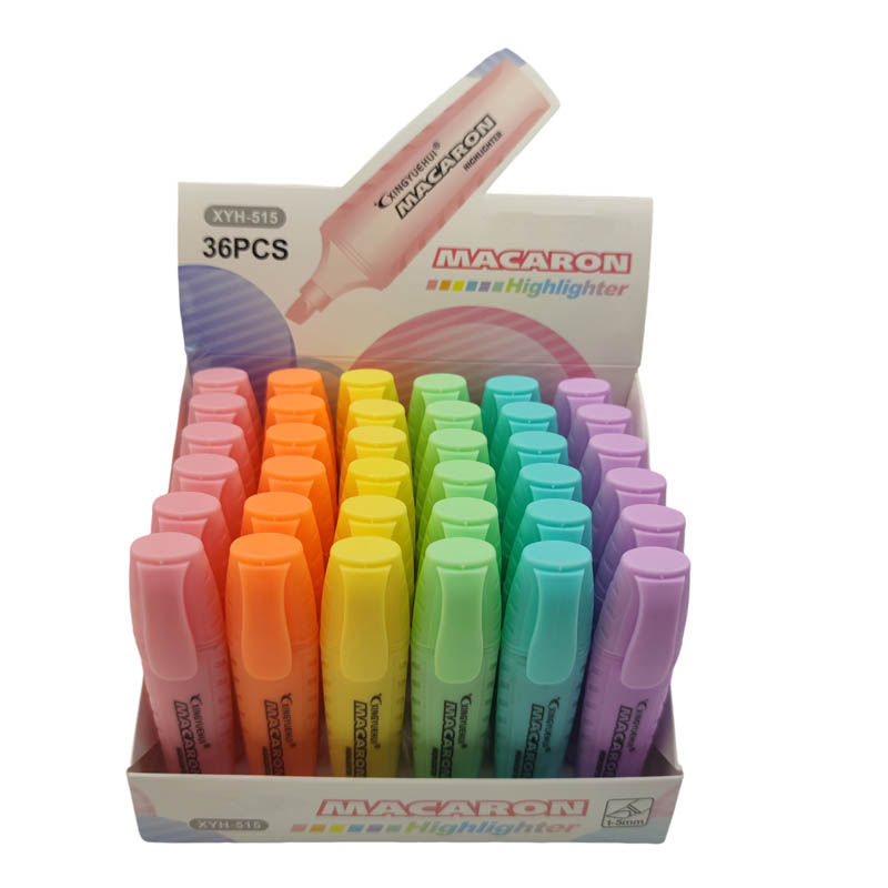 pastel color highlighter pen set