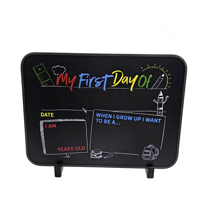 Double sides chalk board with frame