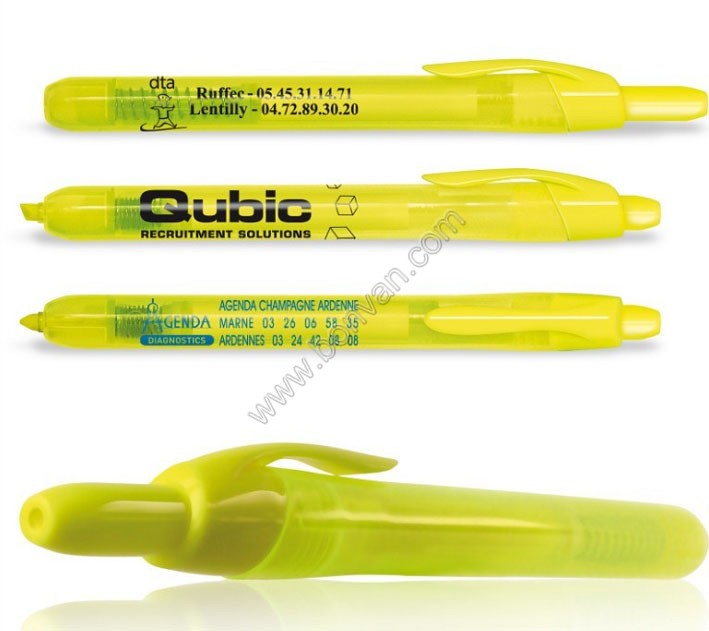 click highlighter pen