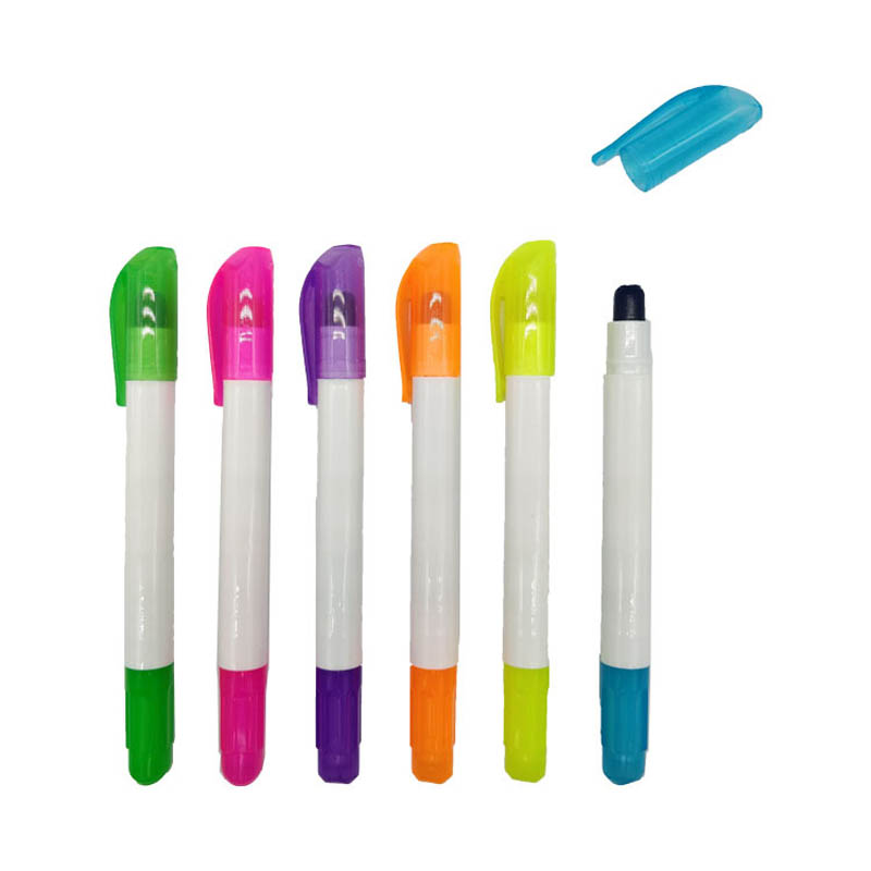 Solid gel highlighter pen