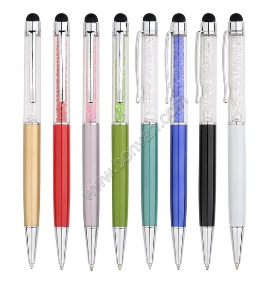 crystal touch metal pen