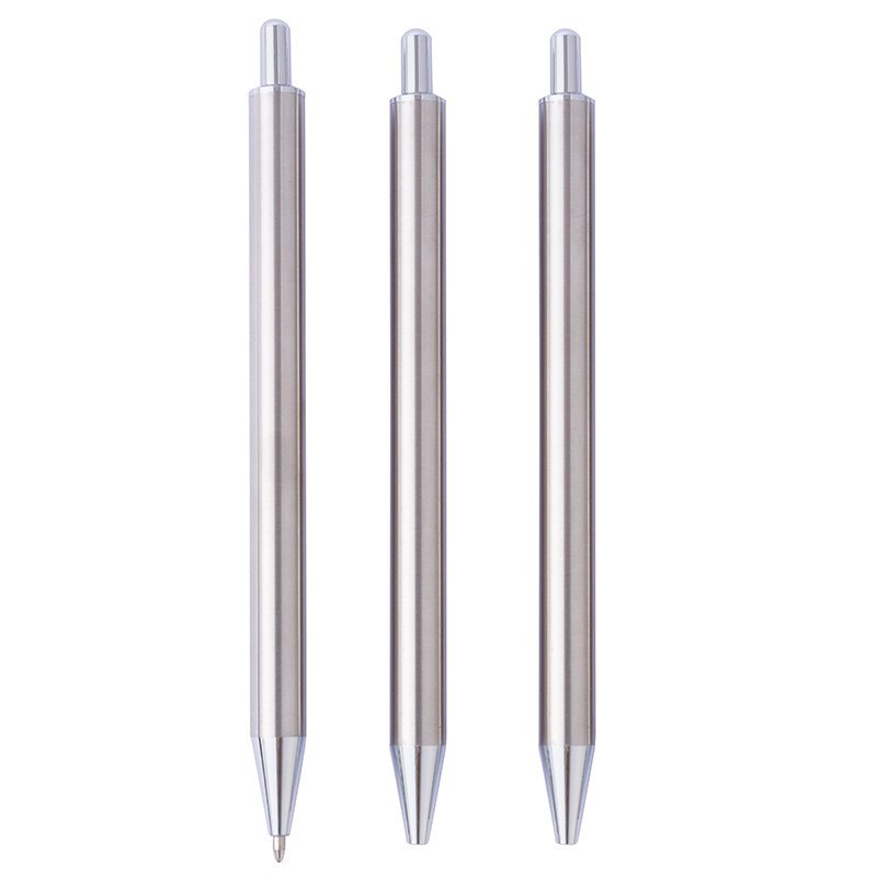 Click stainless steel pen