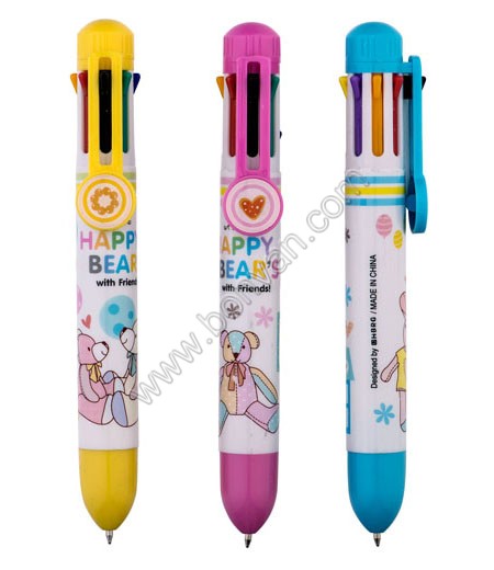 school multicolor pen