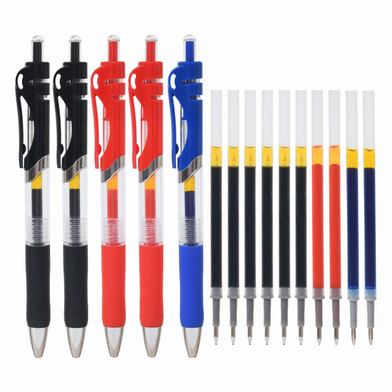 classical Plastic Retractable Gel Pen