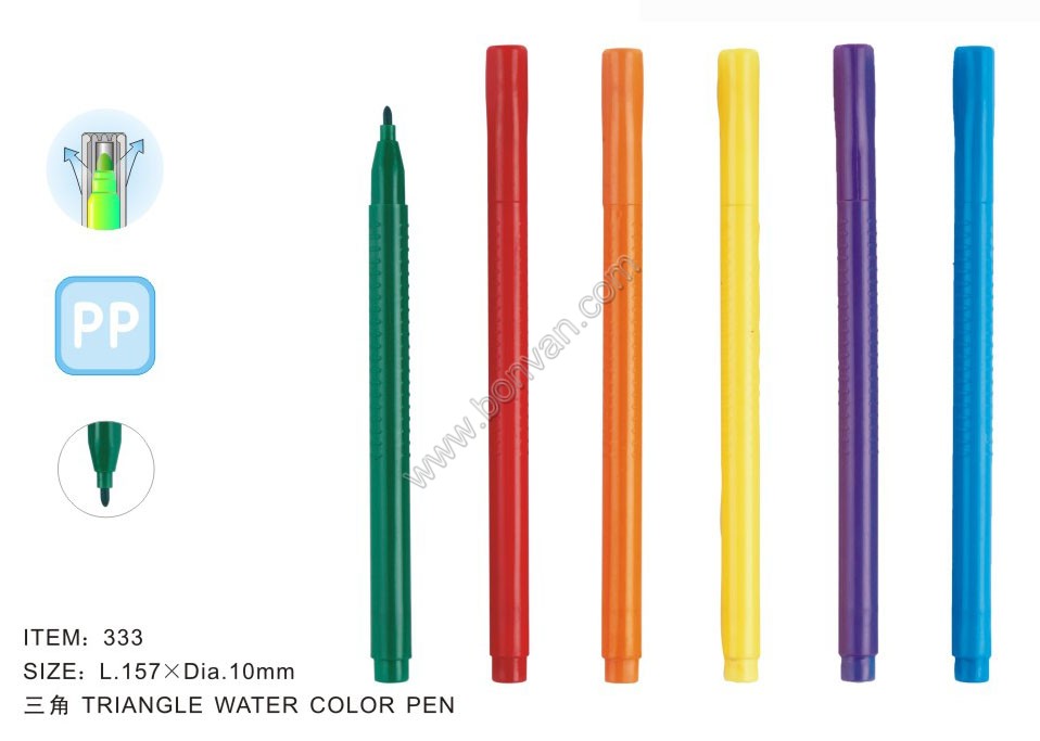 fiber tip water ink marker