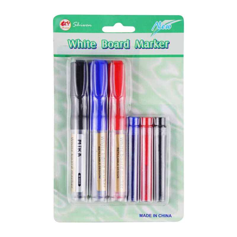 blister card pack whiteboard pen set