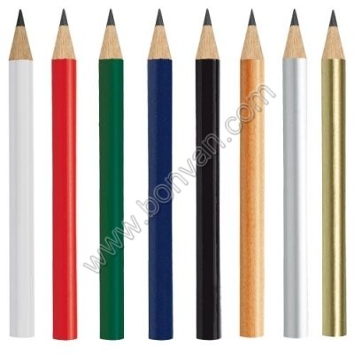short wooden color pencil