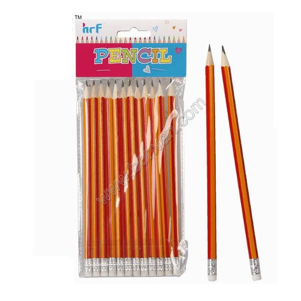 stripped wooden pencil