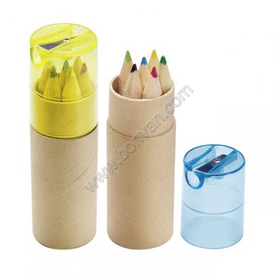 pencil set with sharpener