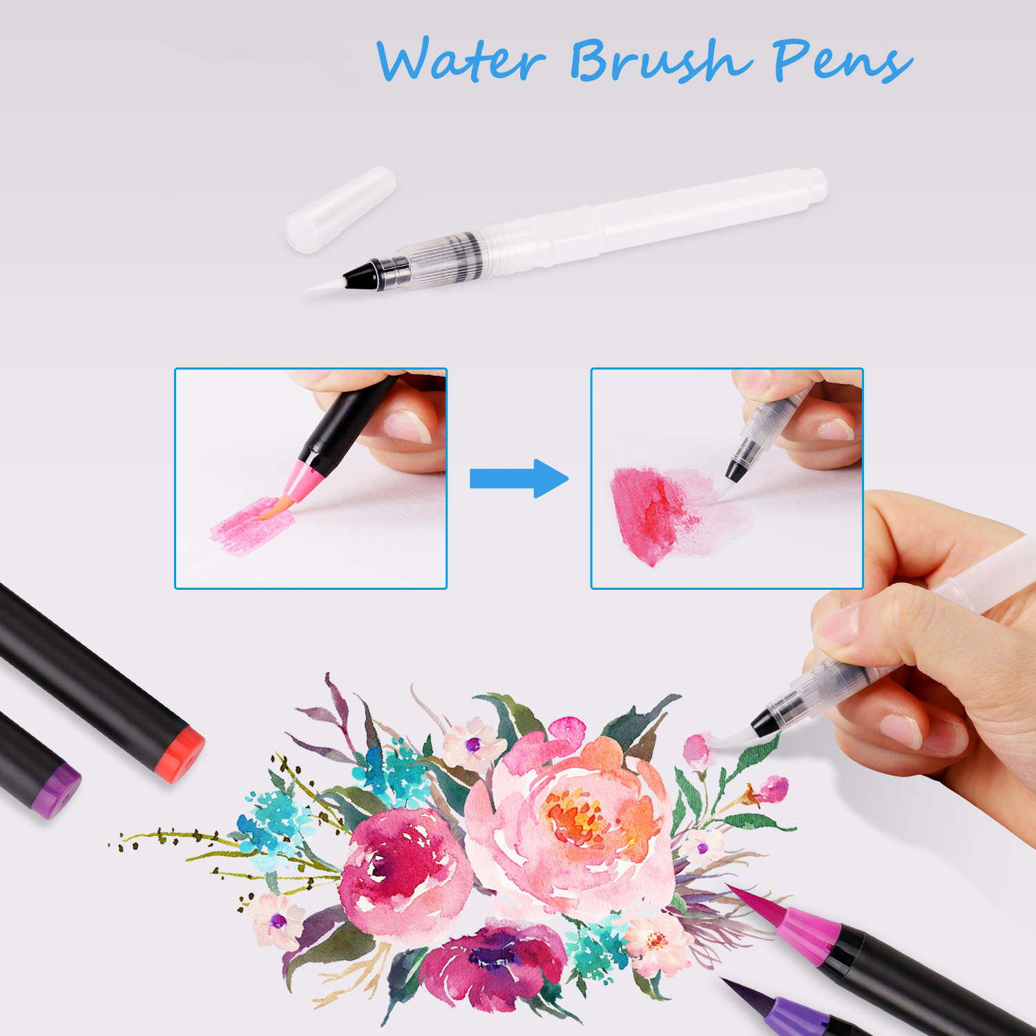 blendable water brush pen